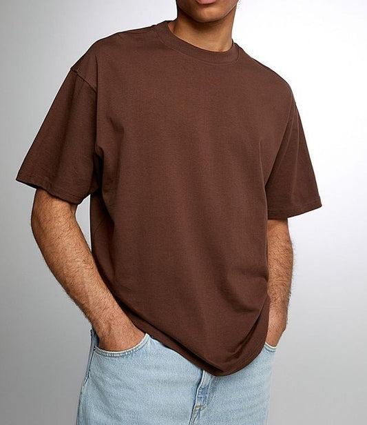 Brown Oversized T-Shirt – Premium Cotton | Nexin