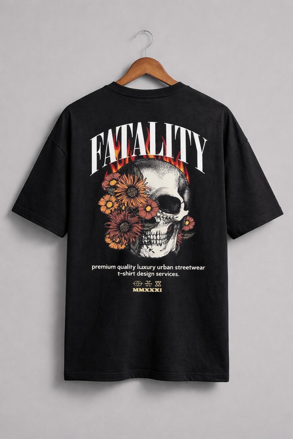 Fatality Skull Oversized T-Shirt